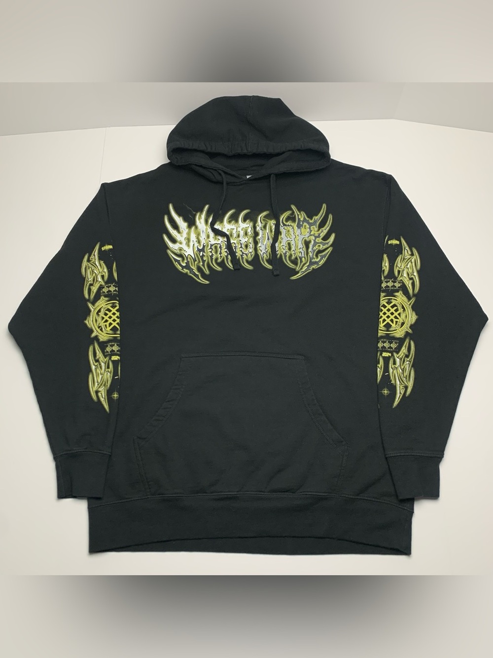 Wage War Band Hoodie Death Metal Metalcore Merch 2024 Black Sweatshirt Size XL